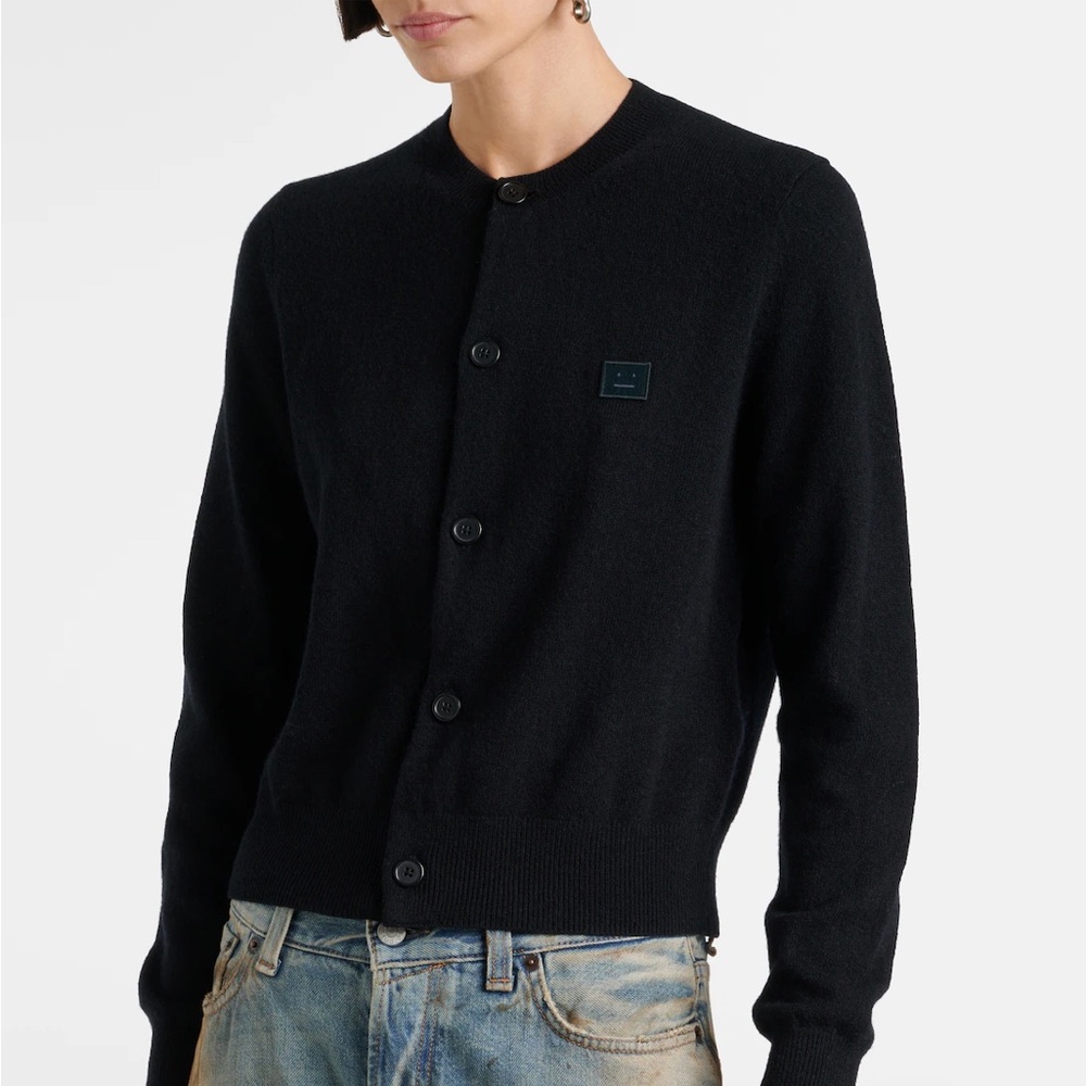 Acne Studios Wool Black Cardigan, size S